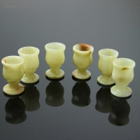 Набор рюмок &laquo;Грация&raquo;, 6 шт 3,5х6,5 см, оникс