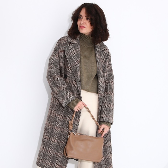 Сумка кросс-боди на молнии, цвет бежевый Сумка кросс-боди на молнии, цвет бежевый