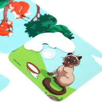 Игра на липучках &laquo;Кто что ест&raquo;, 8 карточек