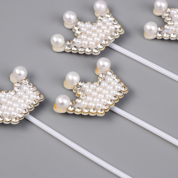 Набор топперов «Корона», набор 5 шт. Набор топперов «Корона», набор 5 шт.