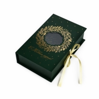 Коробка‒книга &laquo;Новогодний венок&raquo;, 20 х 12.5 х 5 см, Новый год