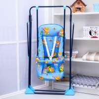 Качели детские напольные &laquo;Ветерок-Люкс&raquo;, синий рисунок МИКС