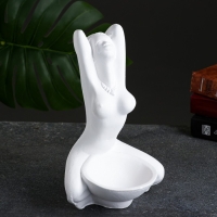 Подставка "Мулатка" белая 26х16х14см Подставка "Мулатка" белая 26х16х14см