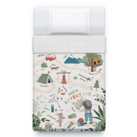 Покрывало "Этель" 1,5 сп Hello, adventure, 145*210&plusmn;5 см, микрофибра