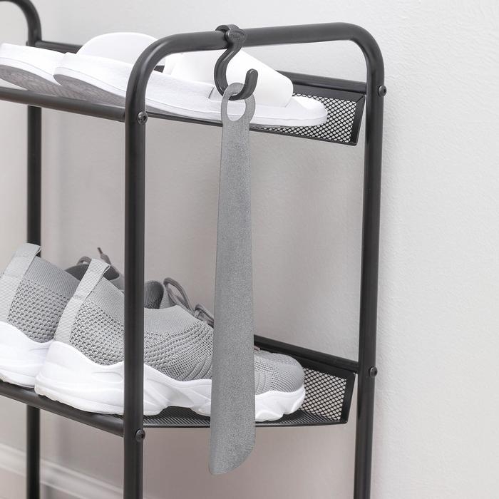 Ложка для обуви Solomon, 30 см, толщина 1 мм, металл, цвет МИКС Ложка для обуви Solomon, 30 см, толщина 1 мм, металл, цвет МИКС