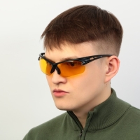 Очки рыбацкие, поляризационные &laquo;Крутой рыбак&raquo;, цвет желтый, 15, 4 х 4,3 см