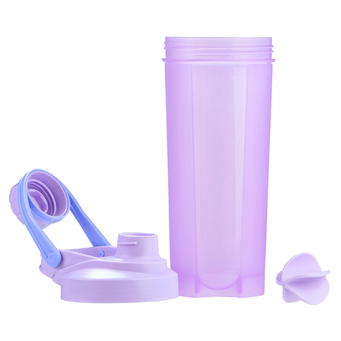 Шейкер, 700 мл, серия: PowerPlus, Шейкер, 700 мл, серия: PowerPlus, "Мастер К", 23.5 х 11 см, сиреневый