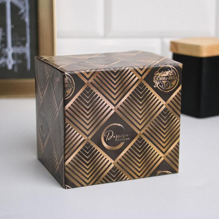 Кружка керамическая &laquo;Настоящий мужчина&raquo;, 380 мл , цвет чёрный