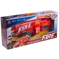 Бластер &laquo;Огненный&raquo;, стреляет мягкими пулями, работает на батарейках