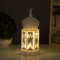 Светильник "Восточные мотивы" 3хААА белый 9,4х11х24,5см Светильник "Восточные мотивы" 3хААА белый 9,4х11х24,5см