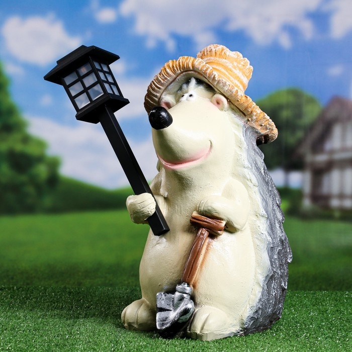 Садовый фонарь Садовый фонарь "Ежик с фонарем" 43см