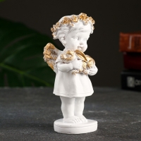 Фигура "Ангелочек с кроликом" 7х7х17см Фигура "Ангелочек с кроликом" 7х7х17см