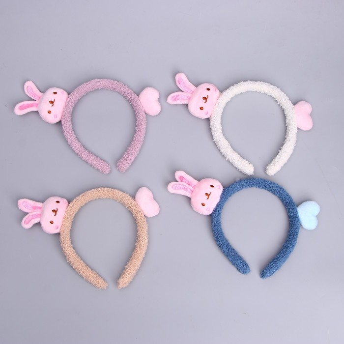 Карнавальный ободок &laquo;Заяц&raquo;, цвета МИКС