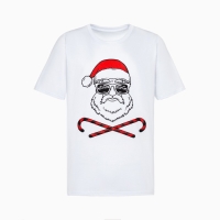 Футболка мужская новогодняя «Дед мороз», цвет белый, размер 56 Футболка мужская новогодняя «Дед мороз», цвет белый, размер 56