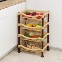 Полка напольная для овощей &laquo;Хозяюшка&raquo;, бежевая