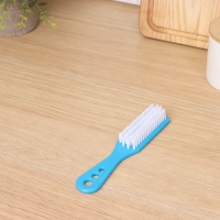 Щётка для овощей и фруктов с ручкой Доляна, 17&times;3,3&times;2 см, цвет МИКС