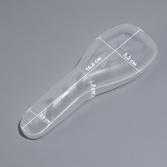 Органайзер для бритвы, с крышкой, 16,6 × 5,2 × 3 см, цвет прозрачный Органайзер для бритвы, с крышкой, 16,6 × 5,2 × 3 см, цвет прозрачный