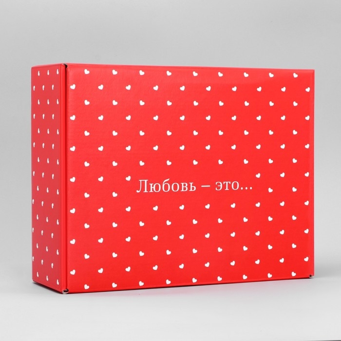 Коробка подарочная складная, упаковка, &laquo;Любовь&raquo;, 27 х 21 х 9 см