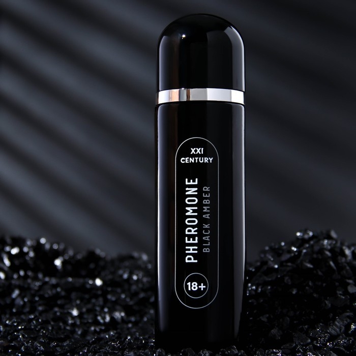 Туалетная вода мужская с феромонами PHEROMONE BLACK AMBER, 100 мл