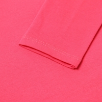 Лонгслив для девочки, цвет яр.розовый, рост 146