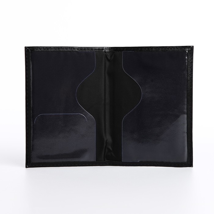 Обложка для паспорта, цвет чёрный Обложка для паспорта, цвет чёрный