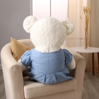 Мягкая игрушка &laquo;Медведь&raquo;, в платье, 100 см, цвет белый