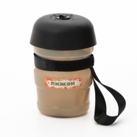 Поилка прогулочная, 520 мл, 15 х 7 х 7, бежевая Поилка прогулочная, 520 мл, 15 х 7 х 7, бежевая