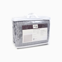 Покрывало LoveLife евро макси Gray cage 240*210&plusmn;5см, новосатин, 100%п/э