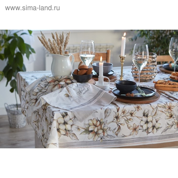 Полотенце "Этель" Floral mood 40х73 см, 100% хл, репс 210 гр/м2