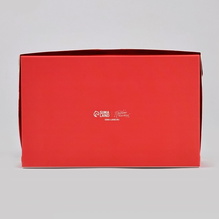 Коробка для капкейков складная с двусторонним нанесением &laquo;Для тебя&raquo;, 16 &times; 10 &times; 10 см