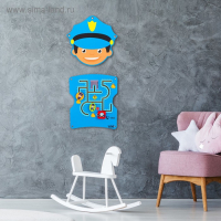 Бизиборд из составных частей «Професии» на стену 3 шт., 58×107 см Бизиборд из составных частей «Професии» на стену 3 шт., 58×107 см