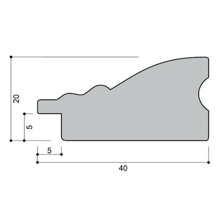 Рама для картин (зеркал) 50 х 50 х 4 см, дерево Рама для картин (зеркал) 50 х 50 х 4 см, дерево "Версаль", золотая