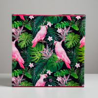 Коробка подарочная, упаковка, «Тропики», 29,5 х 29,5 х 14,5 см Коробка подарочная, упаковка, «Тропики», 29,5 х 29,5 х 14,5 см