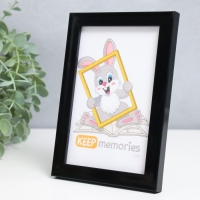 Фоторамка пластик "Формат" 10х15 см, чёрная