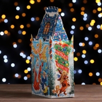 Новый год. Подарочная коробка "В гостях у Сказки", 16,7 х 10,1 х 34,5 см.