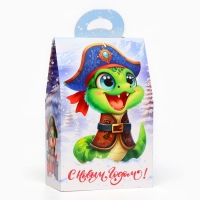 Подарочная коробка "Капитан" 17,2 х 9,5 х 27,5 см, Подарочная коробка "Капитан" 17,2 х 9,5 х 27,5 см,