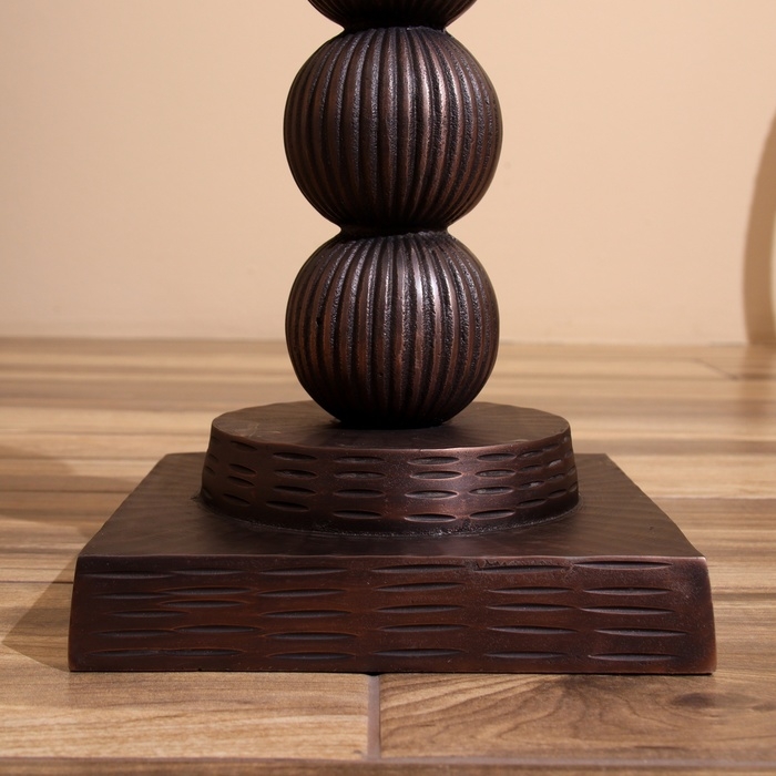 Стол кофейный 41х41х59 см, алюминий/мрамор Стол кофейный 41х41х59 см, алюминий/мрамор