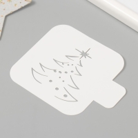 Трафарет пластиковый "Ёлочка", размер 9х9 см Трафарет пластиковый "Ёлочка", размер 9х9 см