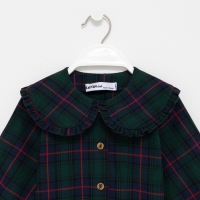 Рубашка для девочки KAFTAN "Клетка", р. 34 (122-128 см) Рубашка для девочки KAFTAN "Клетка", р. 34 (122-128 см)