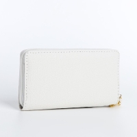 Кошелёк женский на молнии, цвет белый Кошелёк женский на молнии, цвет белый