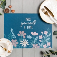 Салфетка на стол Доляна "At Home" ПВХ 40*29см Салфетка на стол Доляна "At Home" ПВХ 40*29см