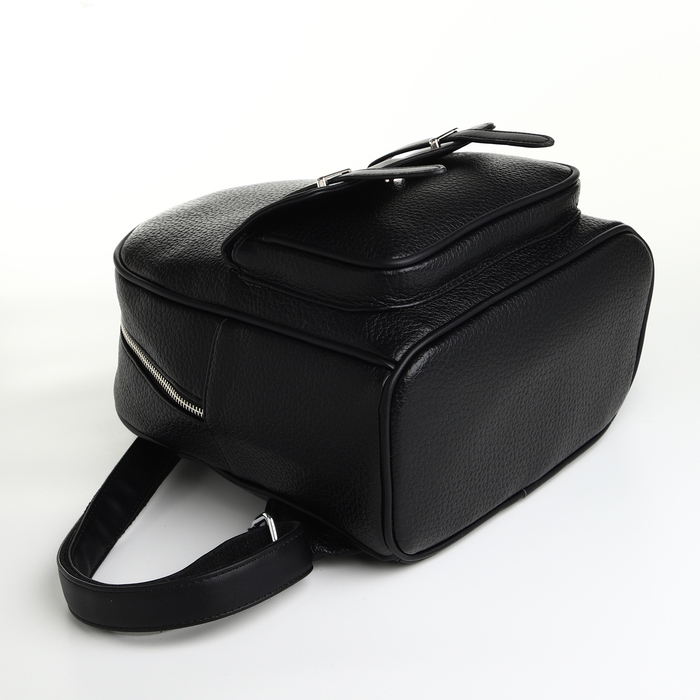 Рюкзак городской на молнии, цвет чёрный Рюкзак городской на молнии, цвет чёрный