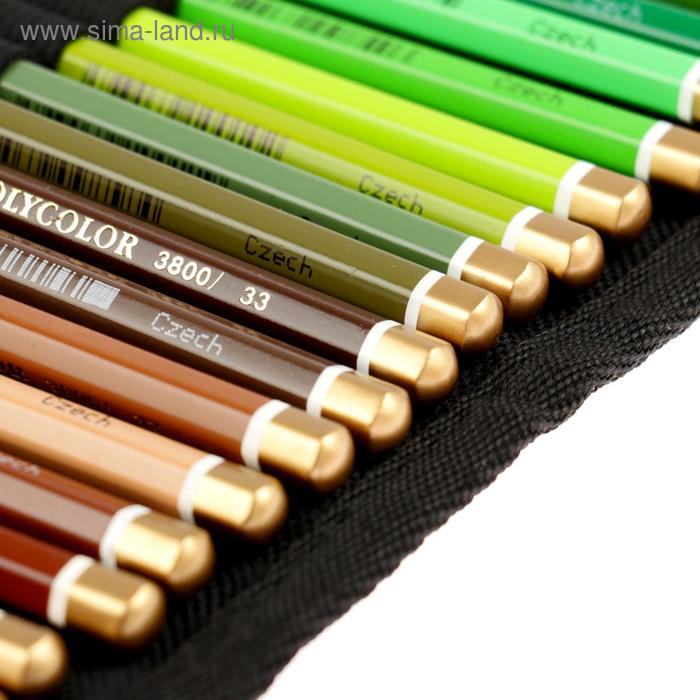 Набор художественный Koh-I-Noor 3796 Polycolor, 72 предмета, в текстильном свертке Набор художественный Koh-I-Noor 3796 Polycolor, 72 предмета, в текстильном свертке