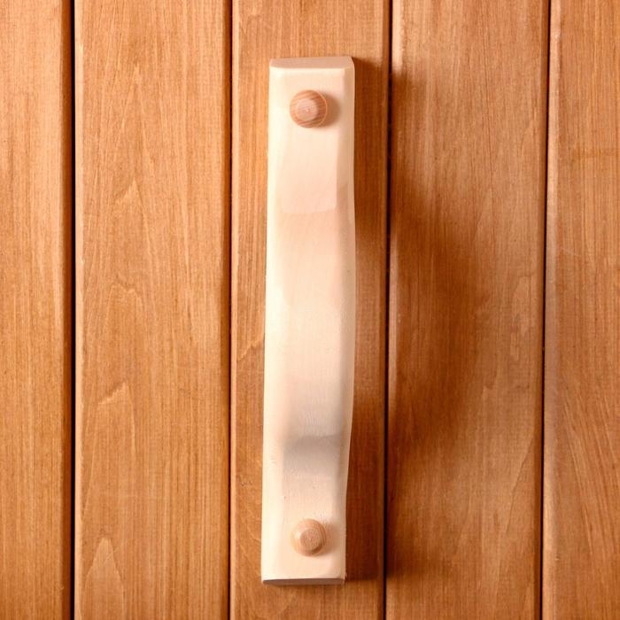 Ручка &laquo;Мостик&raquo; с заглушками, осина