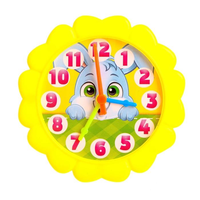 Часики игровые «Животные», учим время, считаем, МИКС Часики игровые «Животные», учим время, считаем, МИКС