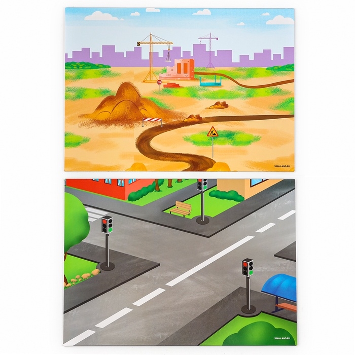 Магнитная игра "В мире транспорта" 28*20