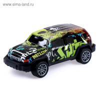 Набор металлических машин «Внедорожник», инерционные, 8 штук Набор металлических машин «Внедорожник», инерционные, 8 штук