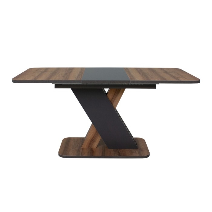 Стол кухонный раскладной Аврора, 1200(1600)х750х755, Авелано/Графит