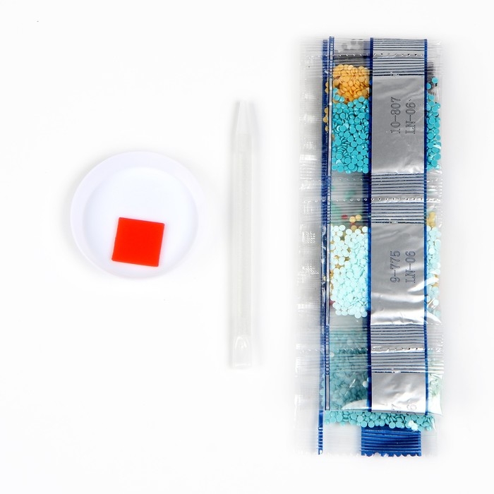 Алмазная мозаика с полным заполнением на холсте &laquo;Кит&raquo;&lrm;, 20 х 30 см