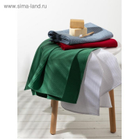 Полотенце вафельное «Этель» 70х140 см, цвет бордо, плотность 240 г/м2 Полотенце вафельное «Этель» 70х140 см, цвет бордо, плотность 240 г/м2